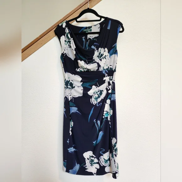 Lauren Ralph Lauren | Dresses | Lauren Ralph Lauren Floral Navy Blue Dress | Poshmark Lauren Ralph Lauren | Dresses | Lauren Ralph Lauren Floral Navy Blue Dress | Poshmark